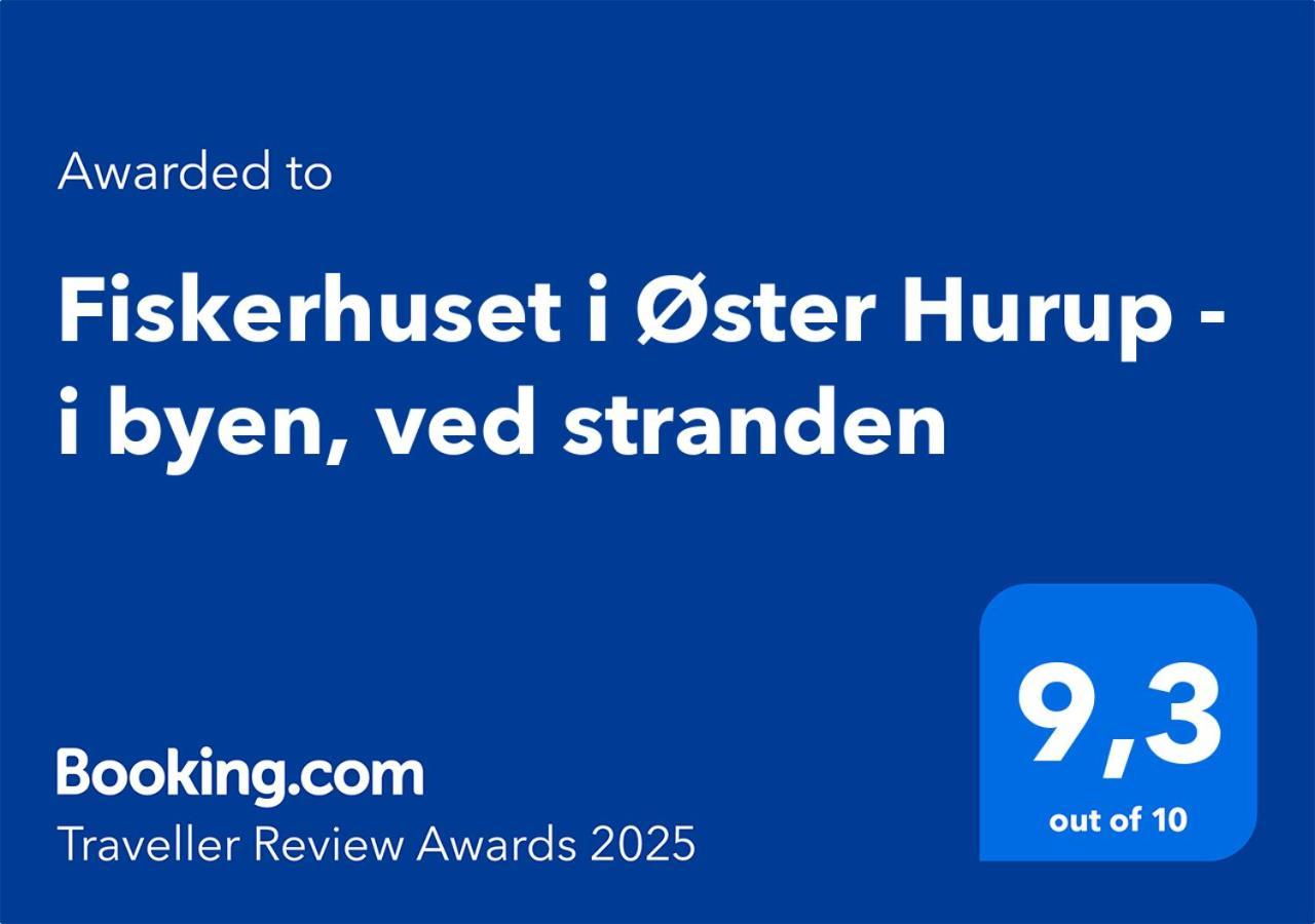 Fiskerhuset I Oster Hurup - I Byen, Ved Stranden Buitenkant foto